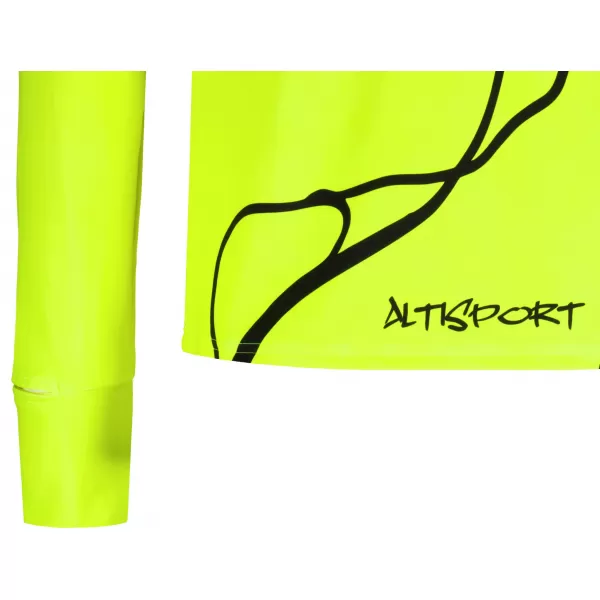  Pánská sportovní mikina premium plus ALTISPORT VOJ/ALM073MI04 FLUO-YELLOW 