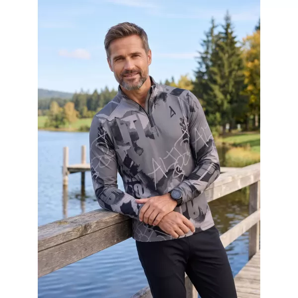  Pánská sportovní mikina premium plus ALTISPORT VOJ/ALM076MI04 DARK-GREY 