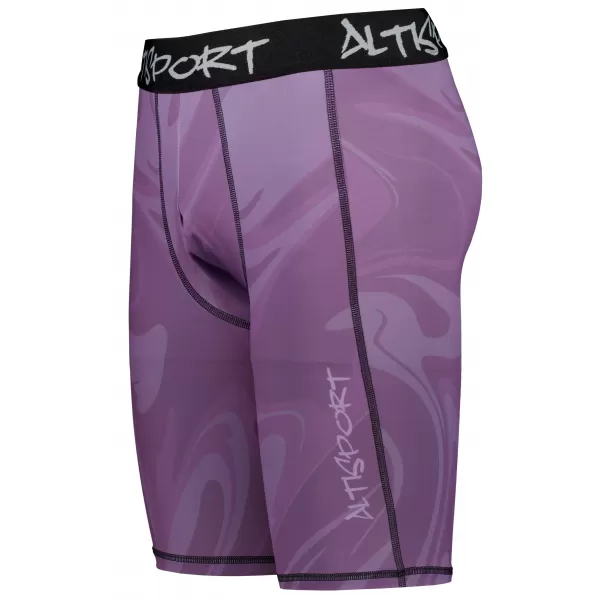  Pánské sportovní legíny nad kolena premium ALTISPORT VOJ/ALM072LEG02 FIALOVÁ 