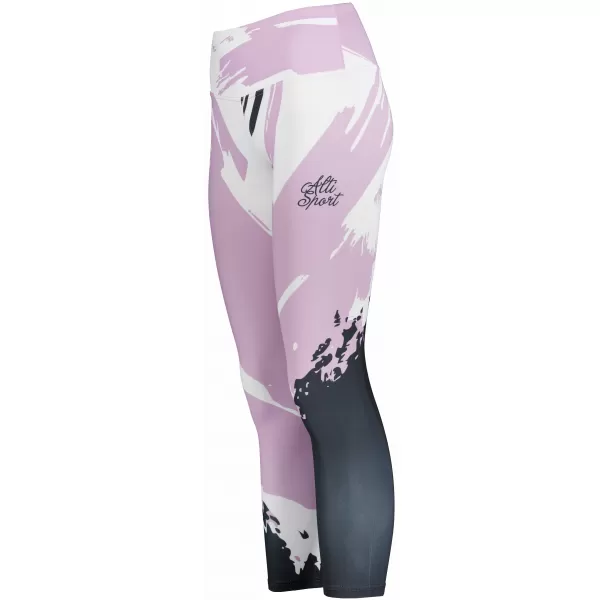  Dámské dlouhé legíny premium ALTISPORT VOJ/ALW081LEG01 RŮŽOVÁ-ČERNÁ 