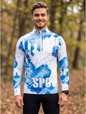 Pánská sportovní mikina premium plus ALTISPORT VOJ/ALM076MI04 ICE