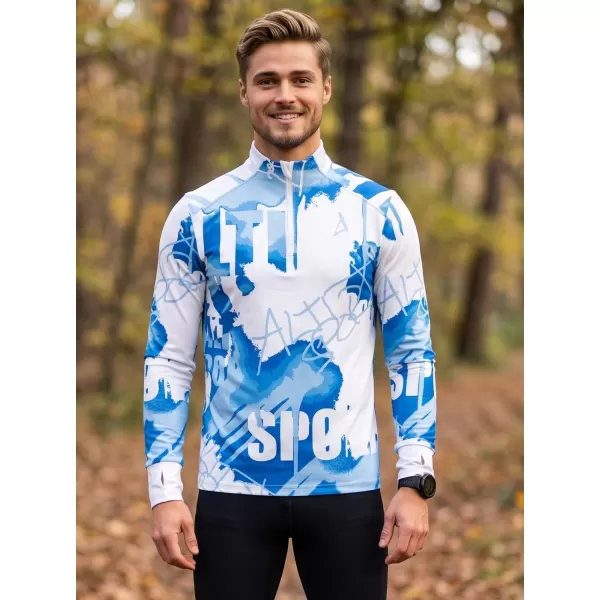  Pánská sportovní mikina premium plus ALTISPORT VOJ/ALM076MI04 ICE 