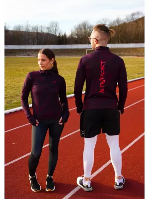 Dámská sportovní mikina premium plus ALTISPORT VOJ/ALW072MI04 WINE-RED