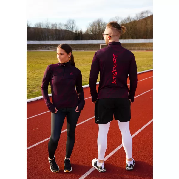  Dámská sportovní mikina premium plus ALTISPORT VOJ/ALW072MI04 WINE-RED 