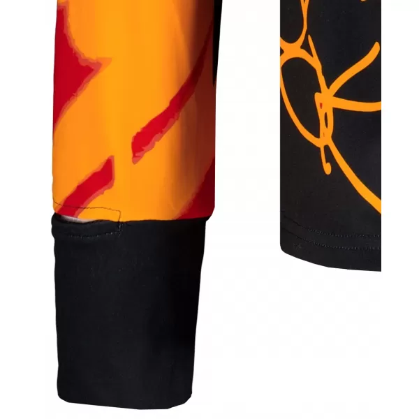  Pánská sportovní mikina premium plus ALTISPORT VOJ/ALM076MI04 ORANGE/BLACK 