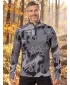 Pánská sportovní mikina premium plus ALTISPORT VOJ/ALM076MI04 DARK-GREY
