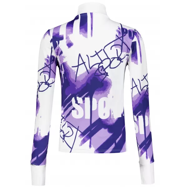  Dámská sportovní mikina premium plus ALTISPORT VOJ/ALW076MI04 VIOLET/WHITE 