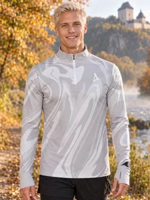 Pánská sportovní mikina premium plus ALTISPORT VOJ/ALM072MI04 ŠEDÁ