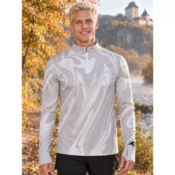  Pánská sportovní mikina premium plus ALTISPORT VOJ/ALM072MI04 ŠEDÁ 