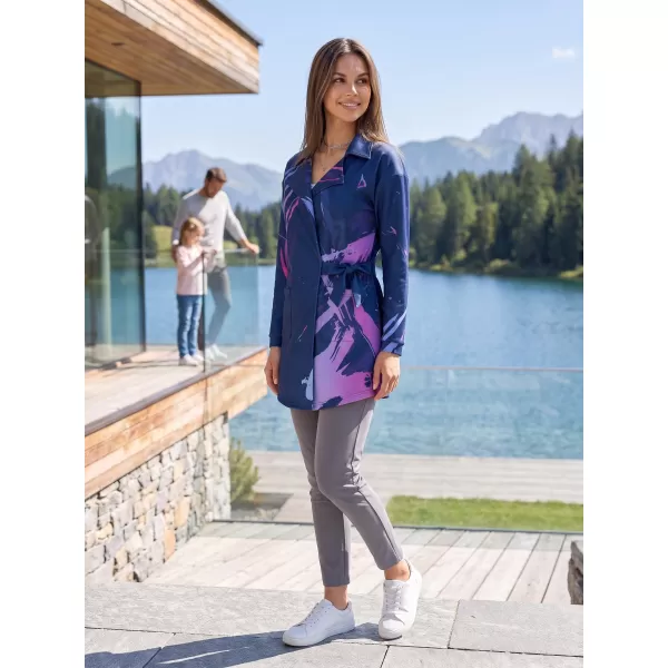  Dámské mikinové sáčko premium Altisport VOJ/ALW074MI05 MODRÁ-FIALOVÁ 