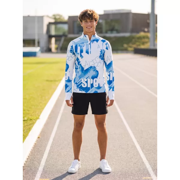  Pánská sportovní mikina premium plus ALTISPORT VOJ/ALM076MI04 ICE 