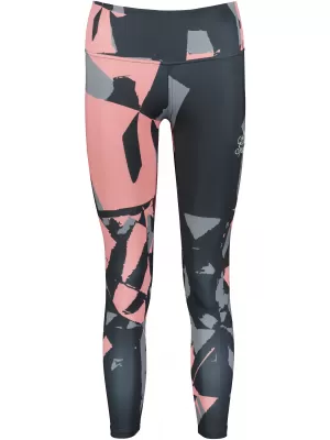 Dámské dlouhé legíny premium ALTISPORT VOJ/ALW080LEG01 ČERNÁ-LOSOSOVÁ