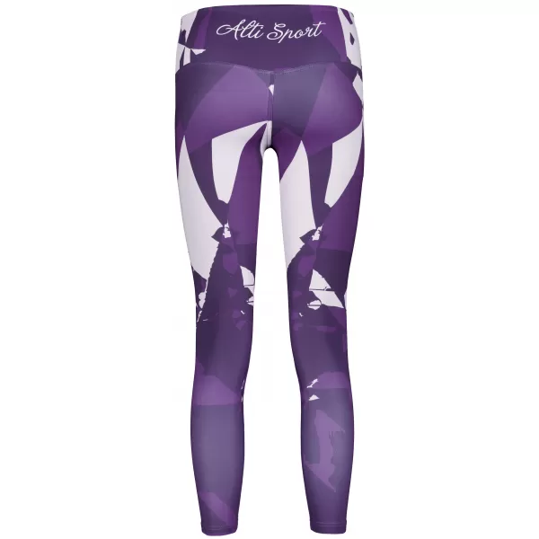  Dámské dlouhé legíny premium ALTISPORT VOJ/ALW080LEG01 TMAVĚ FIALOVÁ 