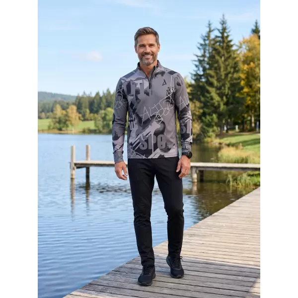  Pánská sportovní mikina premium plus ALTISPORT VOJ/ALM076MI04 DARK-GREY 