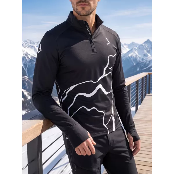  Pánská sportovní mikina premium plus ALTISPORT VOJ/ALM073MI04 ČERNÁ 