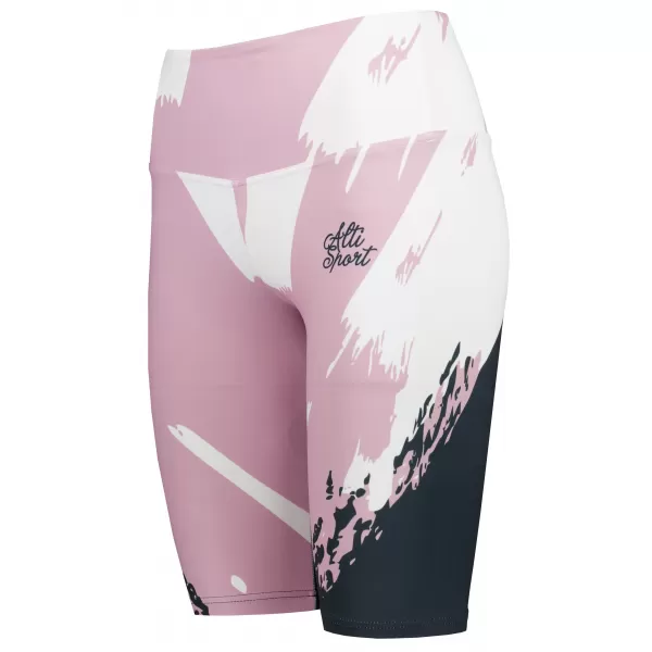  Dámské legíny nad kolena premium ALTISPORT VOJ/ALW081LEG02 RŮŽOVÁ-ČERNÁ 