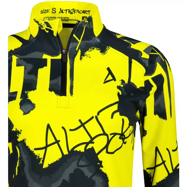  Dámská sportovní mikina premium plus ALTISPORT VOJ/ALW076MI04 FLUO-YELLOW 