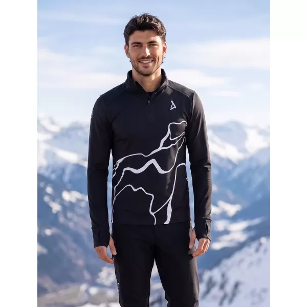  Pánská sportovní mikina premium plus ALTISPORT VOJ/ALM073MI04 ČERNÁ 