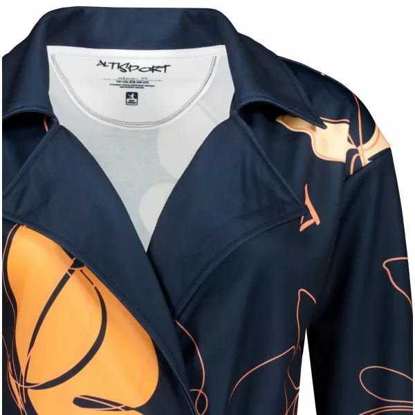  Dámské mikinové sáčko premium Altisport VOJ/ALW086MI05 ČERNÁ-ORANŽOVÁ 