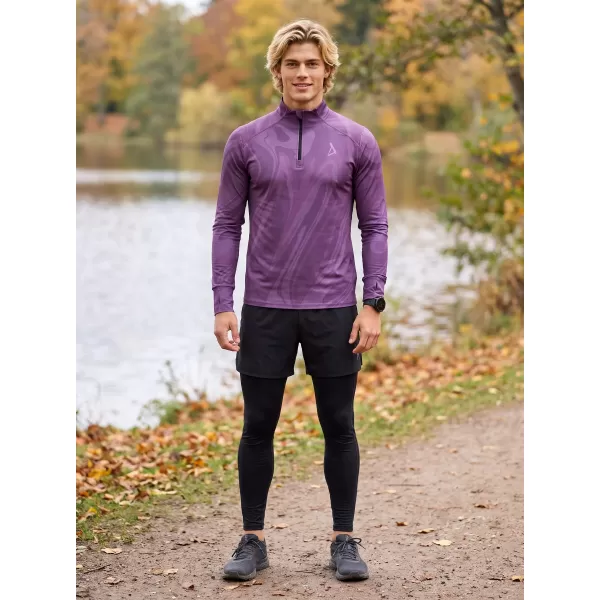  Pánská sportovní mikina premium plus ALTISPORT VOJ/ALM072MI04 FIALOVÁ 