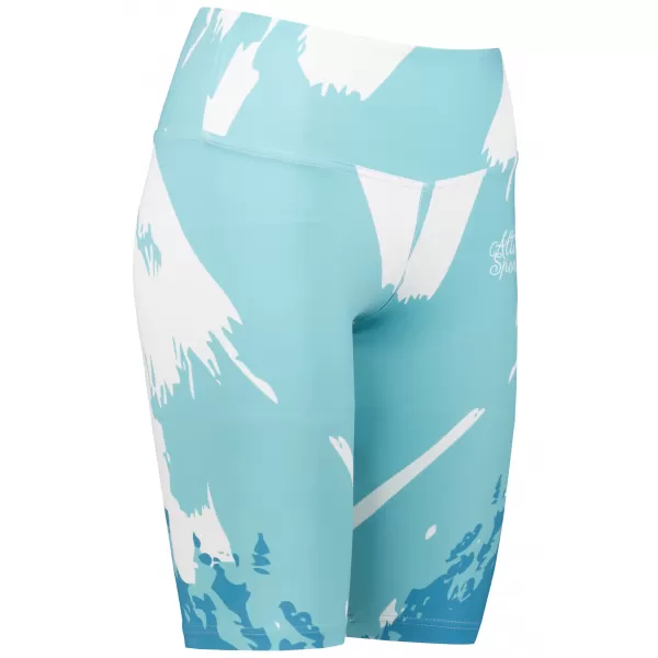  Dámské legíny nad kolena premium ALTISPORT VOJ/ALW081LEG02 MODRÁ 