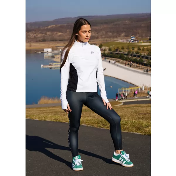  Dámská sportovní mikina premium plus ALTISPORT VOJ/ALW078MI04 BÍLÁ 