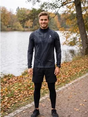 Pánská sportovní mikina premium plus ALTISPORT VOJ/ALM072MI04 ČERNÁ