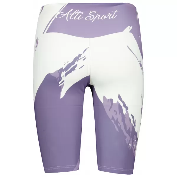  Dámské legíny nad kolena premium ALTISPORT VOJ/ALW081LEG02 FIALOVÁ 