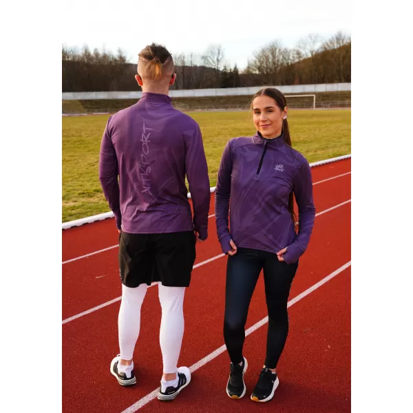  Dámská sportovní mikina premium plus ALTISPORT VOJ/ALW072MI04 FIALOVÁ 