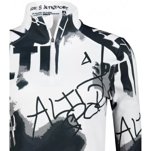  Dámská sportovní mikina premium plus ALTISPORT VOJ/ALW076MI04 WHITE/BLACK 