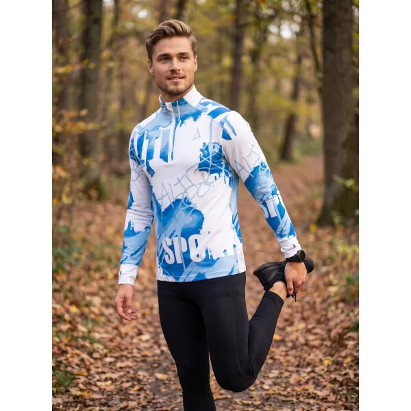  Pánská sportovní mikina premium plus ALTISPORT VOJ/ALM076MI04 ICE 