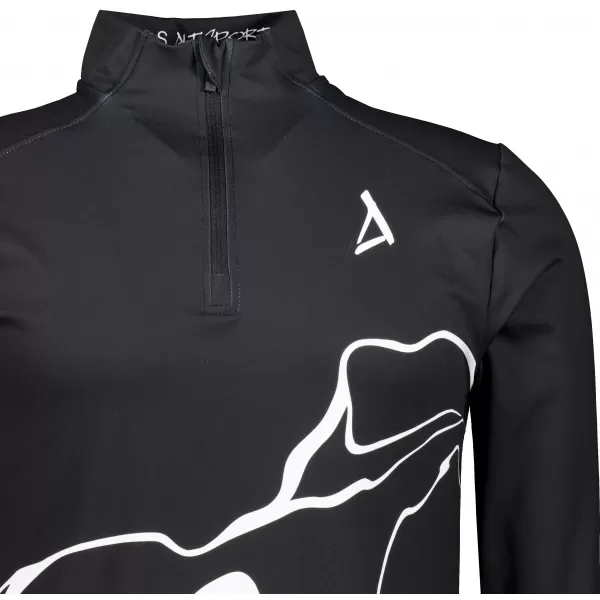  Pánská sportovní mikina premium plus ALTISPORT VOJ/ALM073MI04 ČERNÁ 