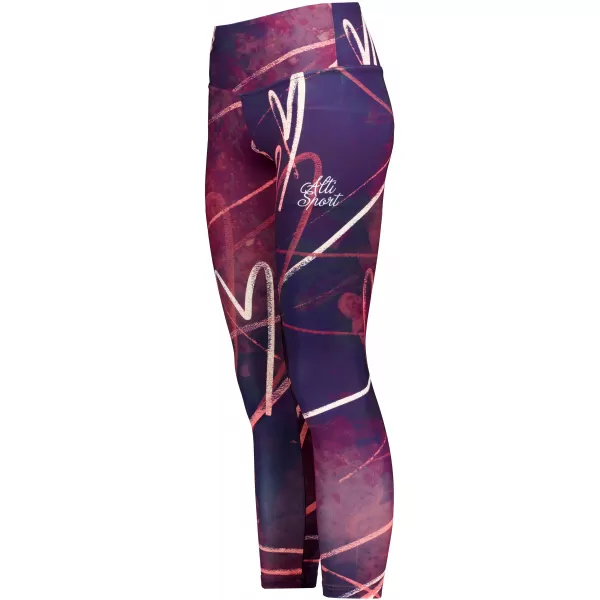  Dámské dlouhé legíny premium ALTISPORT VOJ/ALW082LEG01 FIALOVÁ 