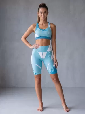 Dámské legíny nad kolena premium ALTISPORT VOJ/ALW081LEG02 MODRÁ