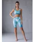 Dámské legíny nad kolena premium ALTISPORT VOJ/ALW081LEG02 MODRÁ