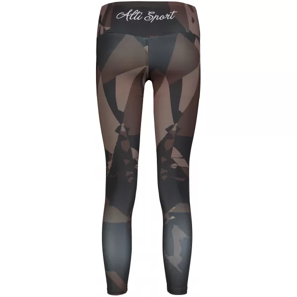  Dámské dlouhé legíny premium ALTISPORT VOJ/ALW080LEG01 TMAVĚ HNĚDÁ 