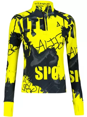 Dámská sportovní mikina premium plus ALTISPORT VOJ/ALW076MI04 FLUO-YELLOW