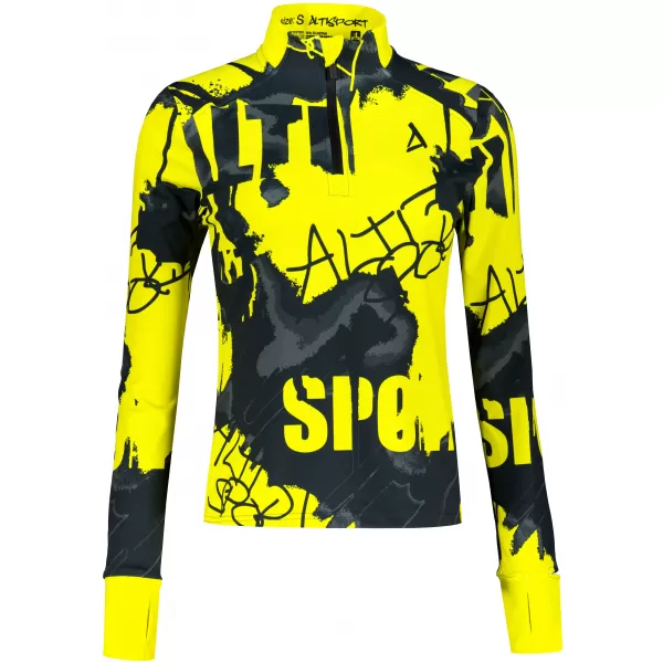  Dámská sportovní mikina premium plus ALTISPORT VOJ/ALW076MI04 FLUO-YELLOW 