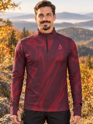 Pánská sportovní mikina premium plus ALTISPORT VOJ/ALM072MI04 WINE-RED