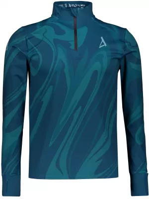 Pánská sportovní mikina premium plus ALTISPORT VOJ/ALM072MI04 PETROLEJOVÁ