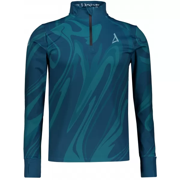  Pánská sportovní mikina premium plus ALTISPORT VOJ/ALM072MI04 PETROLEJOVÁ 