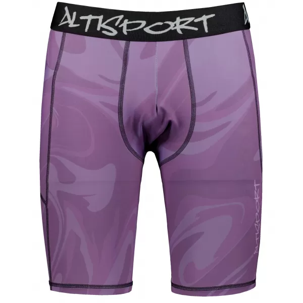  Pánské sportovní legíny nad kolena premium ALTISPORT VOJ/ALM072LEG02 FIALOVÁ 