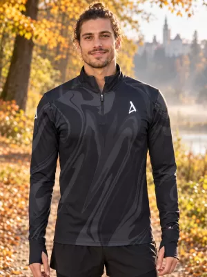 Pánská sportovní mikina premium plus ALTISPORT VOJ/ALM072MI04 ČERNÁ