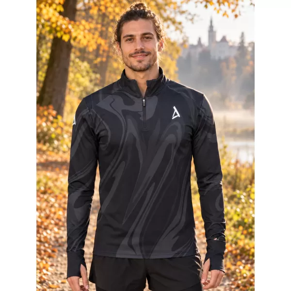  Pánská sportovní mikina premium plus ALTISPORT VOJ/ALM072MI04 ČERNÁ 