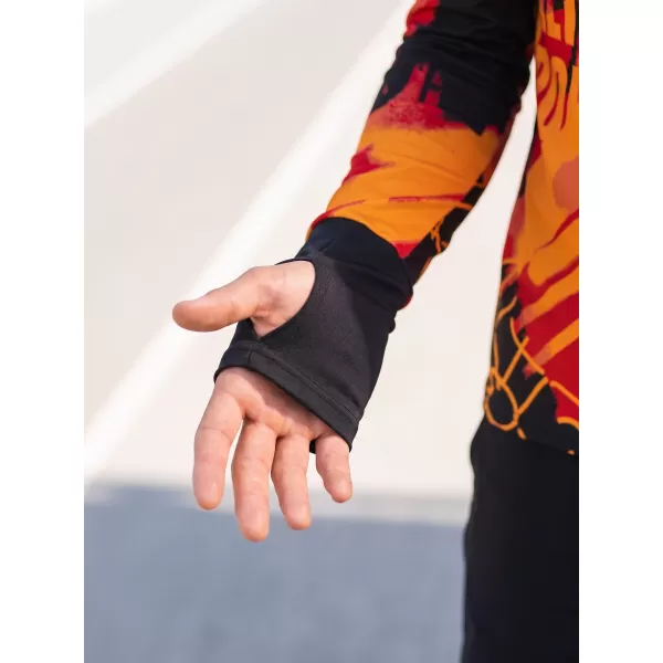  Pánská sportovní mikina premium plus ALTISPORT VOJ/ALM076MI04 ORANGE/BLACK 