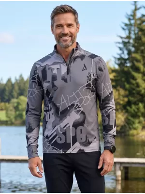Pánská sportovní mikina premium plus ALTISPORT VOJ/ALM076MI04 DARK-GREY
