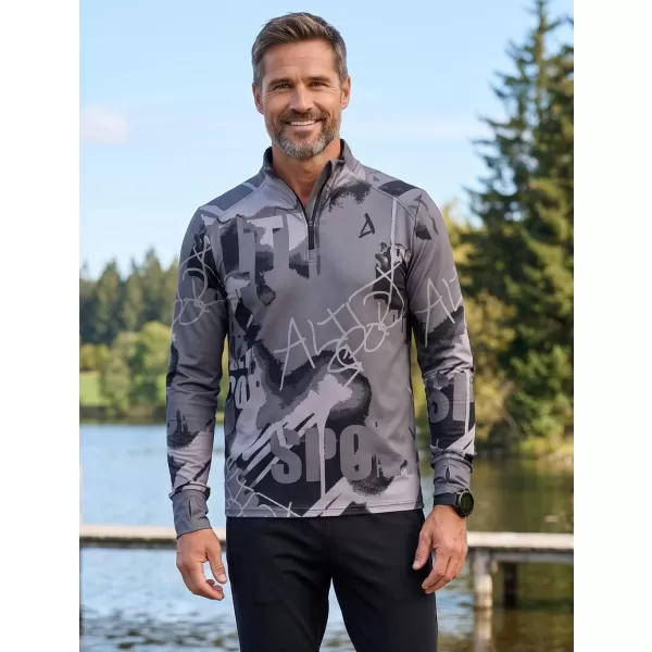 Pánská sportovní mikina premium plus ALTISPORT VOJ/ALM076MI04 DARK-GREY 