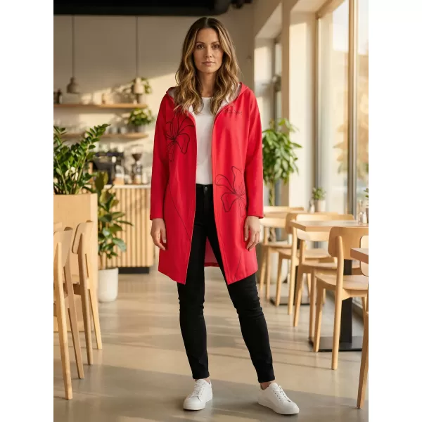  Dámský kardigan premium ALTISPORT VOJ/ALW075MI07 BRIGHT-RED 