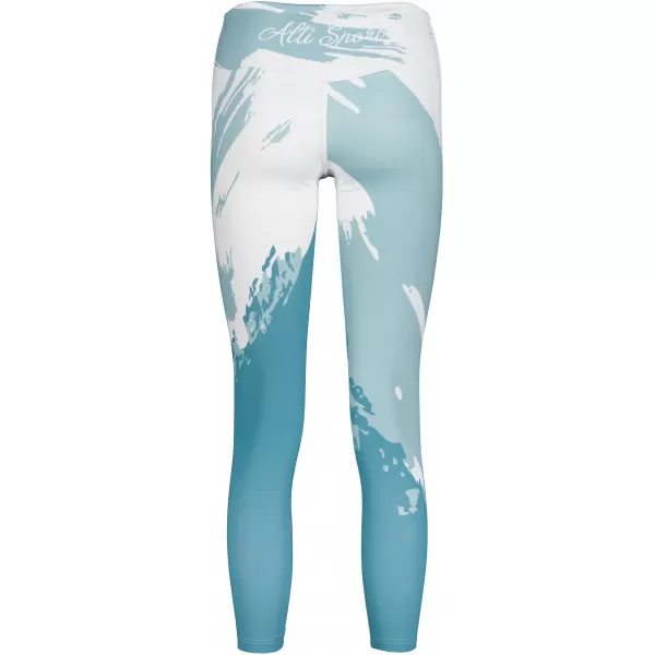  Dámské dlouhé legíny premium ALTISPORT VOJ/ALW081LEG01 MODRÁ 