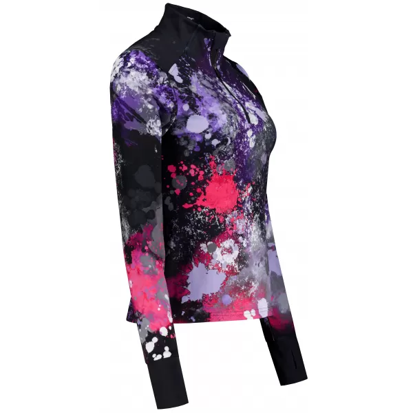  Dámská sportovní mikina premium plus ALTISPORT VOJ/ALW055MI04 ČERNORŮŽOVÁ 